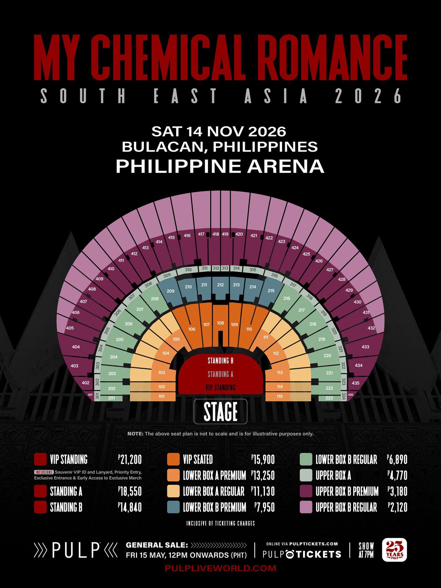 MY CHEMICAL ROMANCE SOUTH EAST ASIA 2026 TOUR IN BULACAN