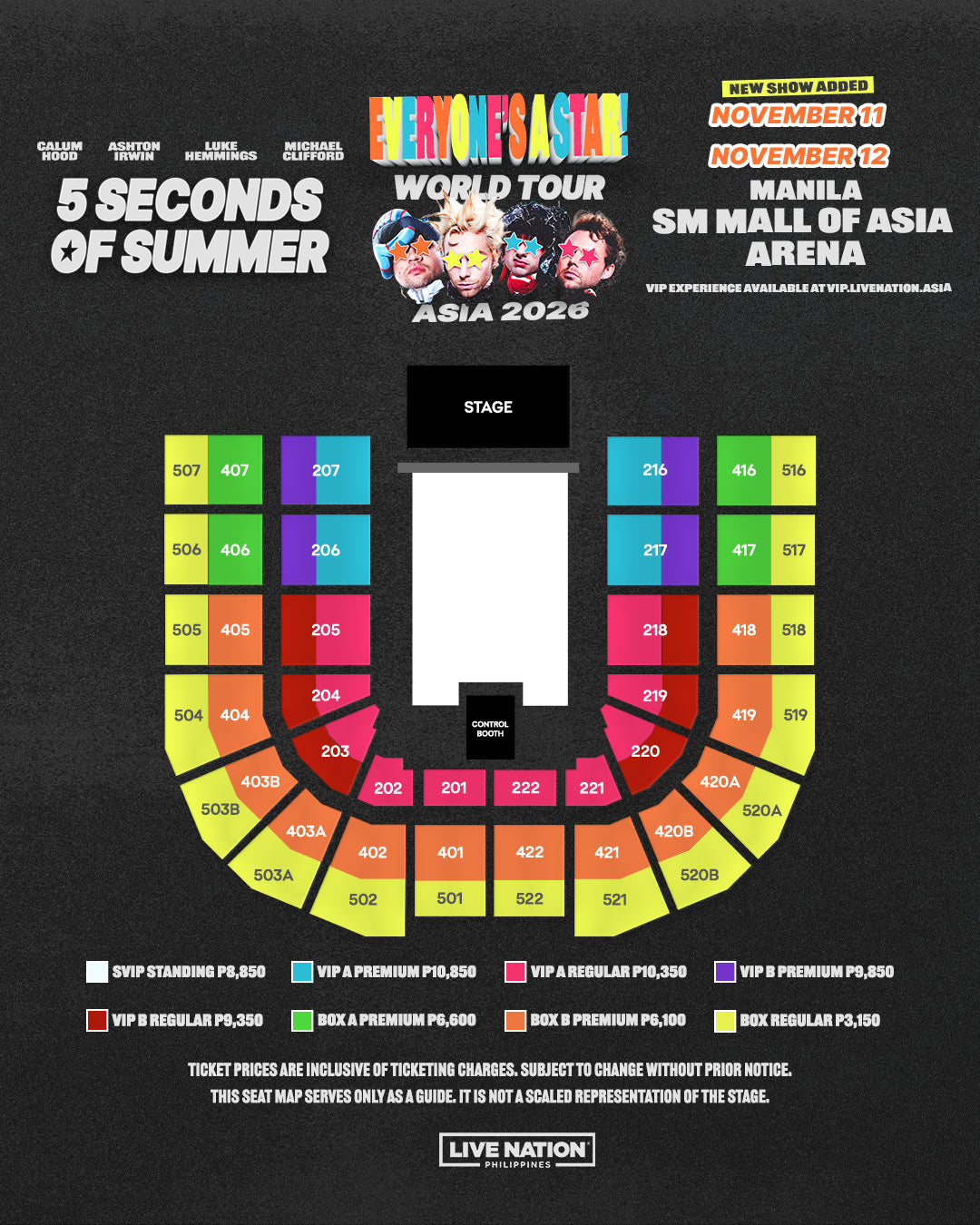 5SOS Everyone’s A Star! Asia 2026 – Manila Official Ticket Experience