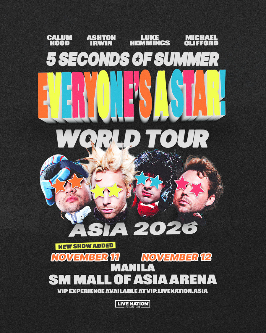 5SOS Everyone’s A Star! Asia 2026 – Manila Official Ticket Experience