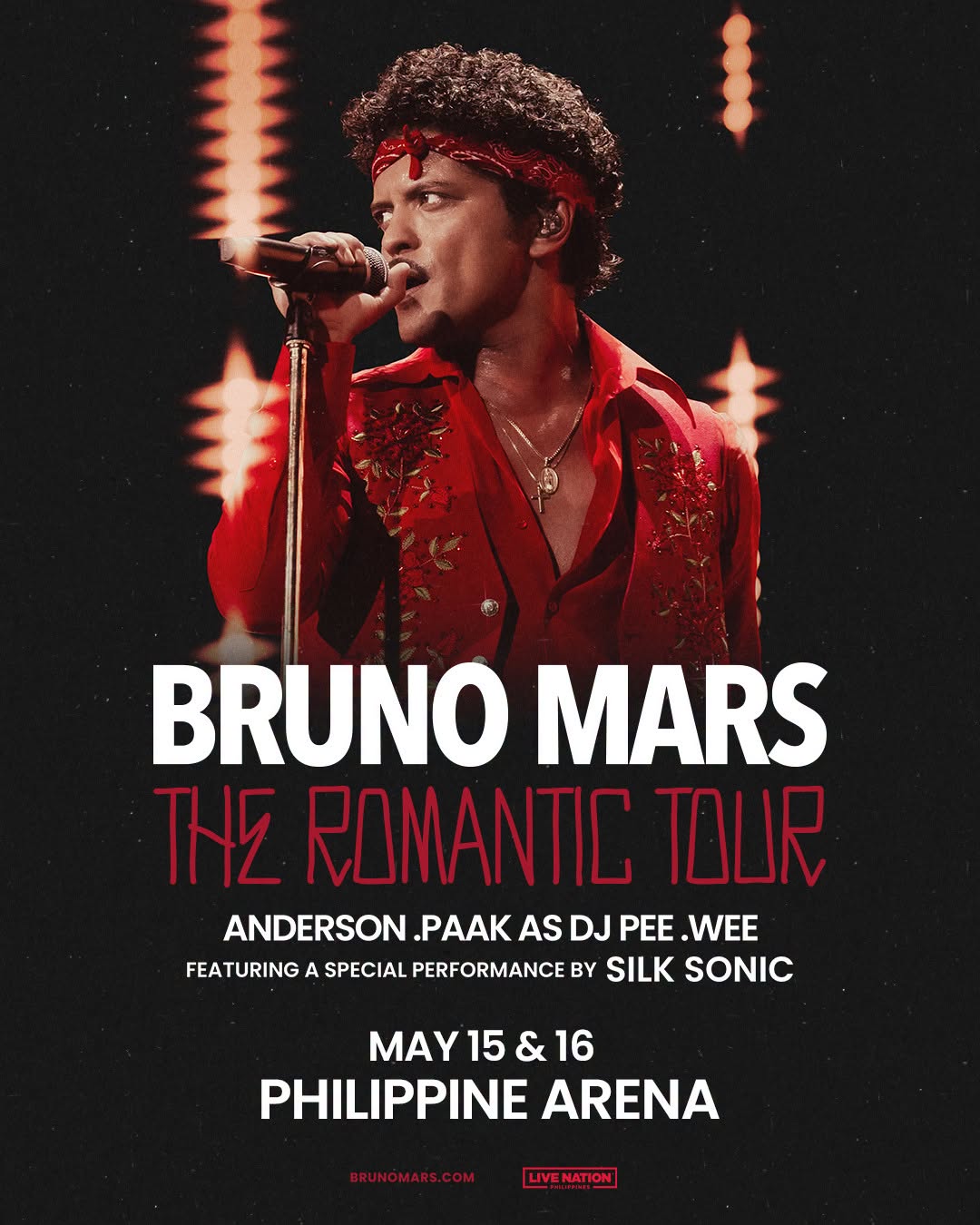 Bruno Mars: The Romantic Tour – Philippine Arena | May 15 & 16