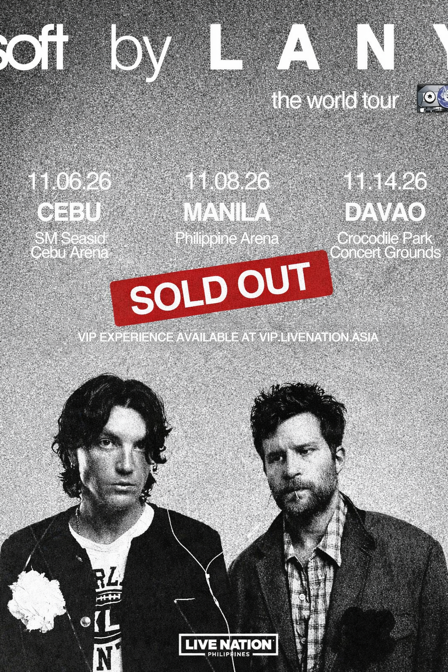 LANY: soft world tour | CEBU @ SM Seaside Cebu Arena